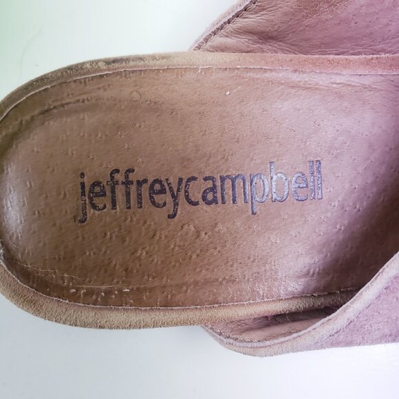 Jeffrey Campbell Charlin Womens Pointed Toe Mule Bow Flat Pink Suede‎ Size 9 - Picture 10 of 11